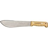 Sheffield Knives 71850 Crocodile Paratrooper No. 432W Fixed Blade Knife with Natural Color Hardwood Handles
