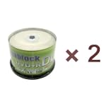 100pcs Gigablock DVD+R 8x Dual Double Layer 8.5GB/240min White Inkjet Hub Printable Top