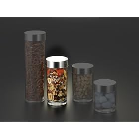 Stainless Steel Lid Canisters (37.Oz)