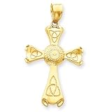 14K Celtic Cross Pendant