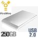 Seagate FreeAgent Go for Mac 250 GB USB 2.0 and FireWall 800 Portable External Hard Drive with Doc ST902503FJA105-RK (Silver) image