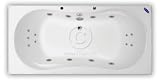 Pegasus Helena whirlpool bath, 1900x900, 17 Chrome Jets