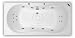 Kitchen & Housewares : Pegasus Athena Whirlpool Bath, 1800x900, 17 Chrome Jets