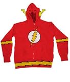 Flash Costume Mens Hooded Sweatshirt