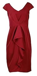 Draped Shift Sateen  Dress