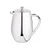 Kitchen Craft Le'Xpress Cafetiere, Double Walled Stainless Steel, 8 Cup, 1 Litre