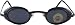 Goth Steampunk Oval Hippie Sunglasses