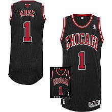Adidas Chicago Bulls Derrick Rose Limited Edition Authentic Boxed Alternate Jersey Large / Tall (46)