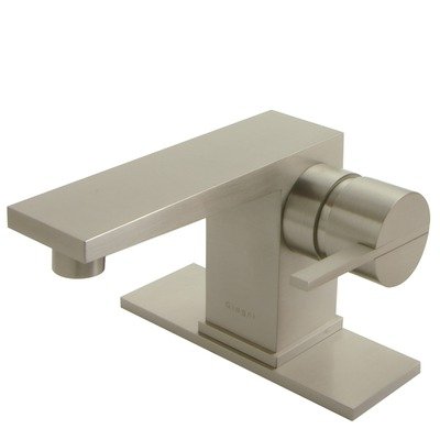 Giagni ML1-BN Square Single Hole Faucet, Brushed Nickel