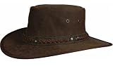 Barmah 1018 Squashy Roo Kangaroo Leather Hat - Brown, Limestone, or Hickorystone