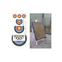 Archery Super Straw Target and Stand with faces