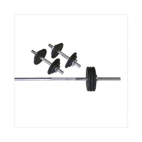 Cheap Amber Sports 110-Pound Threaded Weight Set