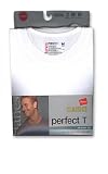  : Hanes Men's Perfect T-Crew 2-Pack, White, Large