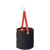 コヅチ 黒獅子　電工バケツ 黒／赤 240mm （KBR-50-24BK）