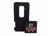 AU KDDI HTC EVO 3D ISW12HT [au ISW12HT] ��p 3850mAh ����e�ʃo�b�e���[+�J�o�[�Z�b�g - �L���E�Z�[��