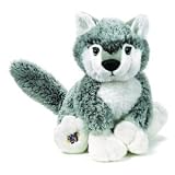 Webkinz Grey Wolf + Webkinz Bookmark - New with Sealed Tag and Unused Code