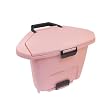 pink dustbins