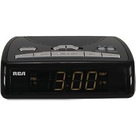 RCA RP5400 Smart Snooze Dual Wake AM FM Clock Radio by RCA