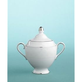 Martha Stewart Collection with Wedgwood Petal Lattice Covered Sugar Bowl by Martha Stewart
