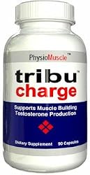 Tribu Charge - 90 Capsules 900mg Tribulus Terrestris Extract Support Muscle Building Testosterone Booster Production