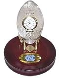 NCAA North Carolina Tar Heels Crystal Football Clock