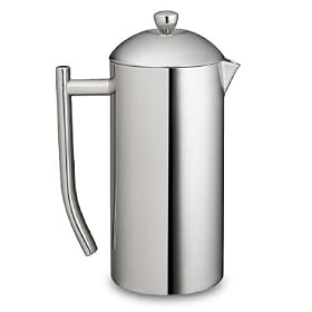 Frieling French Press Ultimo 17oz ~ Insulated Stainless Steel Coffee Press ~ 4 Cup