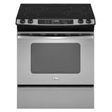 Whirlpool: 30'' Slide-in Electric Range with Self-Clean, AccuBake System and Ceramic Glass Cooktop