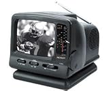 5 Black and White TV with AM/FM Tuner