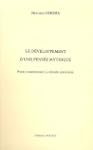 Le d�veloppement d'une pens�e mythiqu...