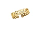 14k Celtic Band Toe Ring - JewelryWeb