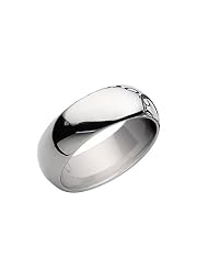 Polished Comfort Fit Stainless Steel Unisex Men Wedding Ring Ring Size 9 by 