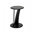 Black ITALMODERN Arturo Round End Table