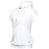 「(カッパ)Kappa レディースフィットネスシャツ KR222TS61 WT1 ホワイト M」の画像