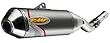 FMF Q4 Exhaust Pipe w/ Spark Arrestor Stainless Steel 2004-2007 Honda CRF250R/CRF250X