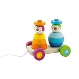 Sevi Stacking Pull Along Toy, Clown
