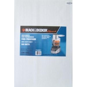 10 CUP, WIDE MOUTH HIGH PERFORMACE FOOD PROCESSOR (FACTORY SERVICED) by Black & Decker