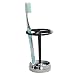 Black/Chrome Toothbrush Holder