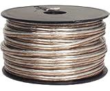 Steren 1000' 16-Gauge Clear Jacket Speaker Wire