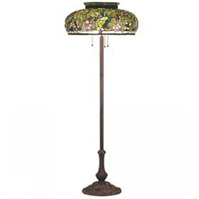 Meyda Tiffany 98979 65 Inch H Grape Floor Lamp