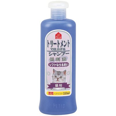 ペティオ　トリートメントで仕上げるシャンプー 低刺激 猫用 350mｌ