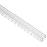 Novelty Lights, Inc. RL-TRACK-CL Rope Light Track, Clear, 4' Long, Mounting 1/2" Rope Light