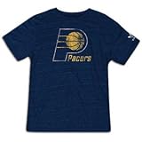 NBA Indiana Pacers Better Logo Tri Blend Tee (Navy, Large)