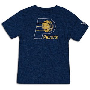 NBA Indiana Pacers Better Logo Tri Blend Tee (Navy, X-Large)