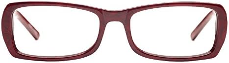 Computer Glasses by Phonetic Eyewear Ellie in Burgundy with Blue Light Protection