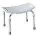 Moen DN7025 Home Care Adjustable Tub and Shower Seat, White