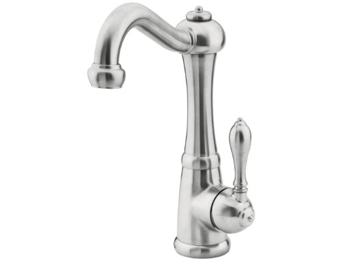 Price Pfister 072M1SS Marielle Single-Handle Centerset Bar and Kitchen Island Faucet, Stainless Steel