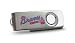 Centon Atlanta Braves Edition DataStick Swivel 4 GB USB 2.0 Flash Drive DVM4 GB-ATL (White)
