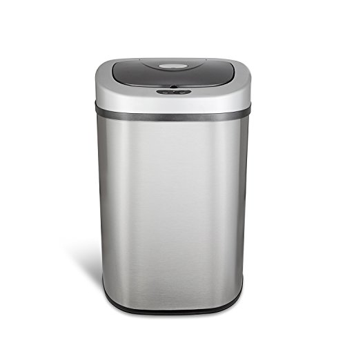 (아마존) Nine Stars DZT804 Infrared Touchless Stainless Steel Trash