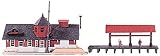 Model Power HO Scale Building Kit - Station And Freight Shed - B0006KQI3W