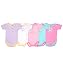 Akademiks "Pastel Nautilus" 5-Pack Bodysuits (Sizes 0M - 9M) - lilac, 0 - 3 months